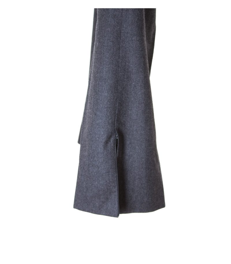 HUGO BOSS Damen Hose Gr. DE 38 Grau Wolle – Foto 2