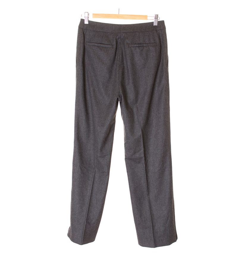 HUGO BOSS Damen Hose Gr. DE 38 Grau Wolle – Foto 3