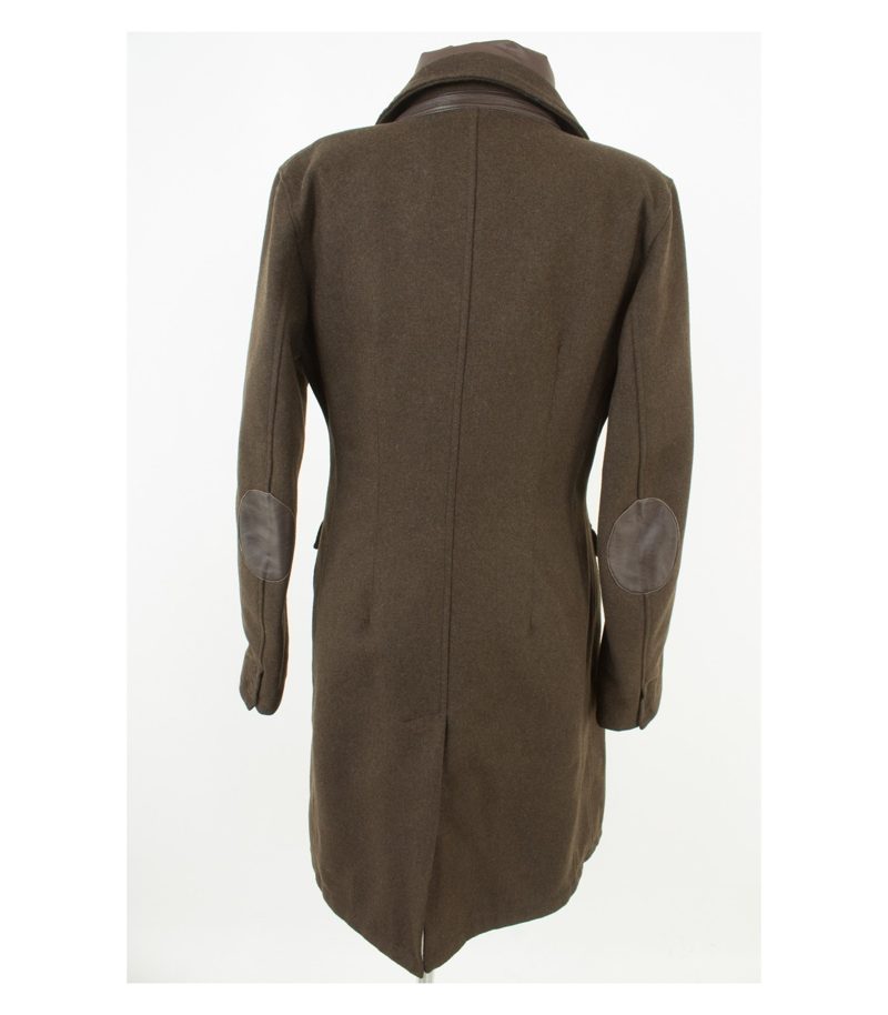 TIMBERLAND Damen Mantel Weste Wollmantel Gr.M-L in Braunoliv – Foto 4