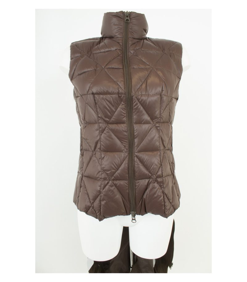 TIMBERLAND Damen Mantel Weste Wollmantel Gr.M-L in Braunoliv – Foto 6