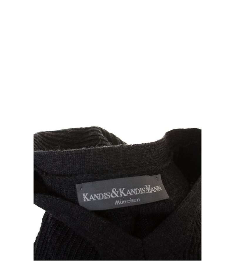 KANDIS & KANDISMANN Herren Pullover Gr. XS Schwarzgrau Wolle – Foto 3