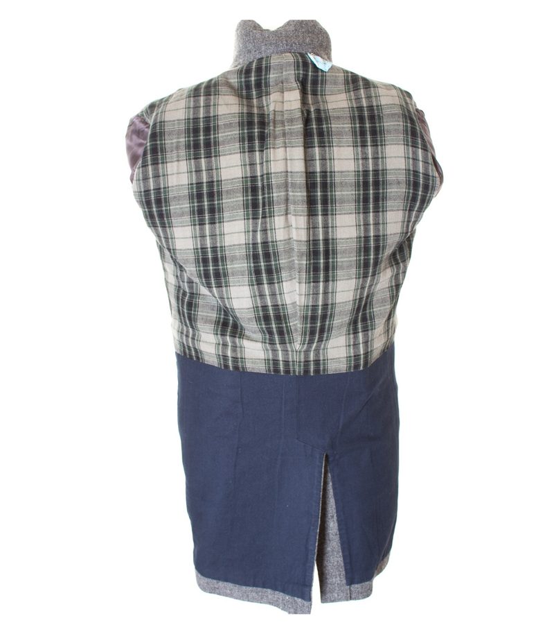 Under Cover Herren Mantel Gr. 94 Grau Wolle Baumwolle – Foto 4