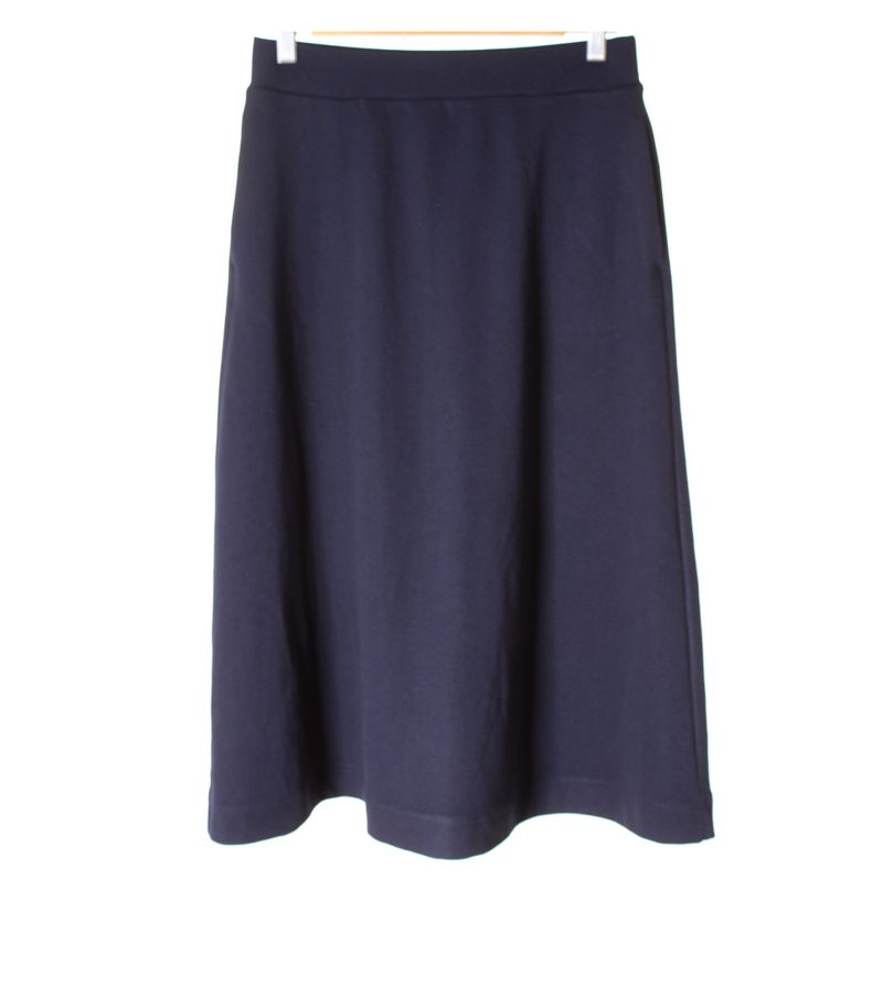 UNIQLO Damen Rock Strickrock Gr. S Blau Viskose – Foto 1