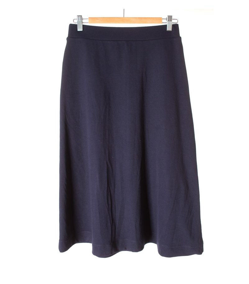 UNIQLO Damen Rock Strickrock Gr. S Blau Viskose – Foto 2