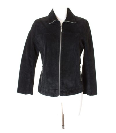 in Extenso Damen Lederjacke Gr. L Schwarz Leder