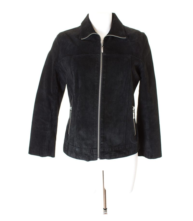 in Extenso Damen Lederjacke Gr. L Schwarz Leder – Foto 1