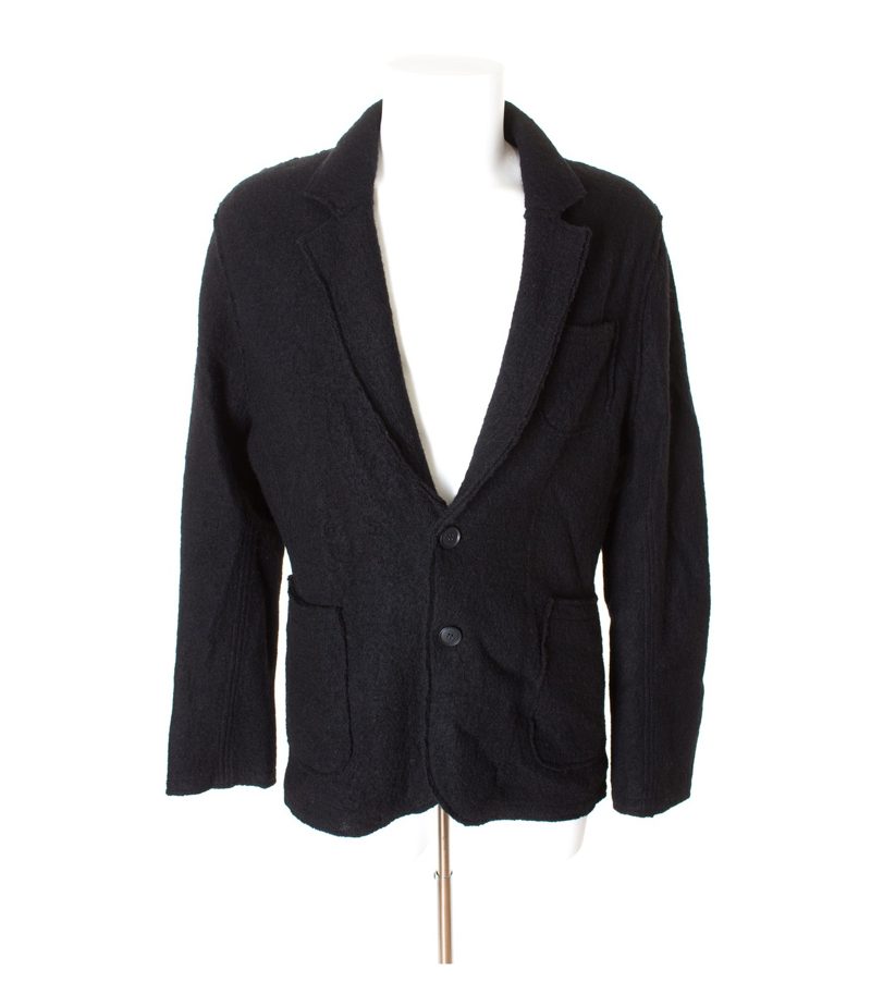 CG CLUB of GENTS Herren Sakko Strickjacke Gr. XL Schwarz Wolle – Foto 1
