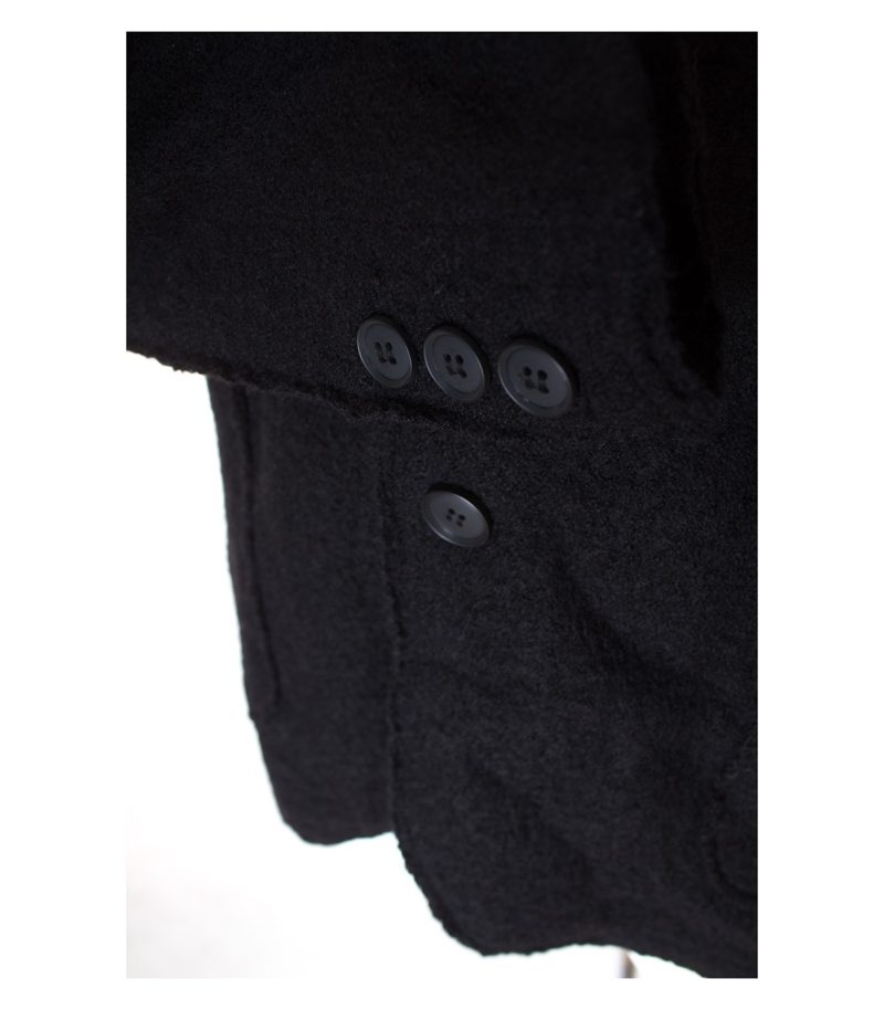 CG CLUB of GENTS Herren Sakko Strickjacke Gr. XL Schwarz Wolle – Foto 3