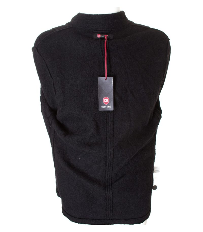 CG CLUB of GENTS Herren Sakko Strickjacke Gr. XL Schwarz Wolle – Foto 4