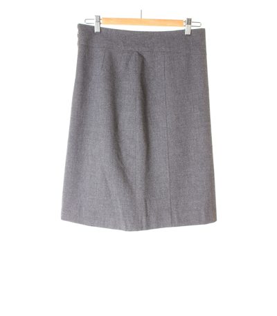 GANT Damen Rock Gr. DE 38 Grau Viskose
