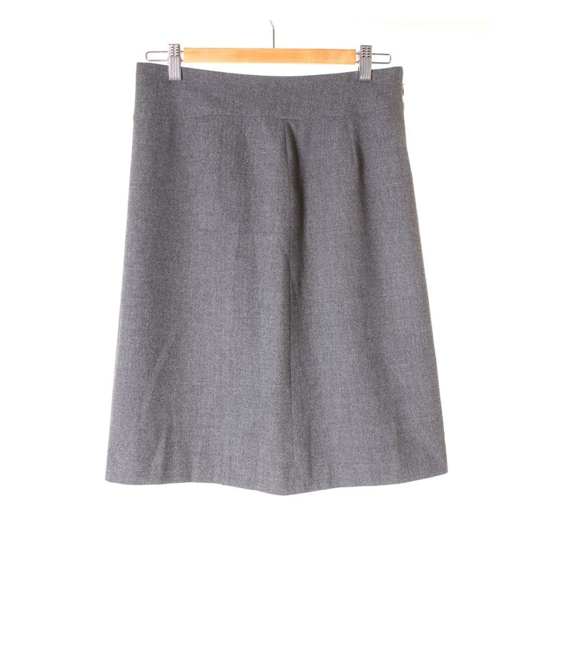 GANT Damen Rock Gr. DE 38 Grau Viskose – Foto 2