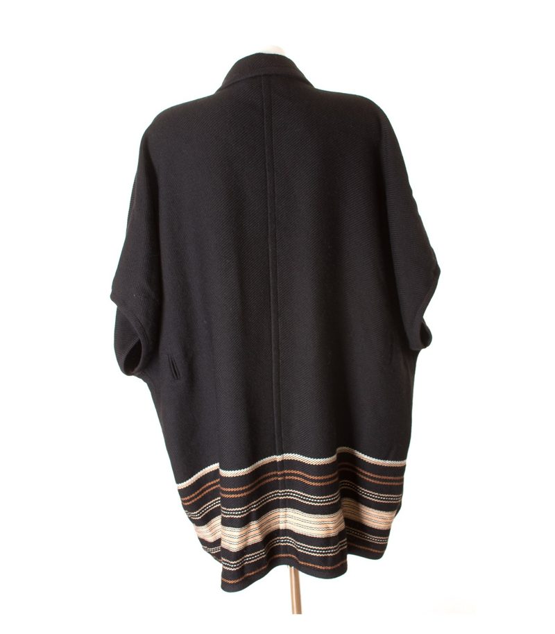 RENA LANGE Damen Weste Lagenlook Strickweste Gr. DE 36 Mehrfarbig Wolle – Foto 3