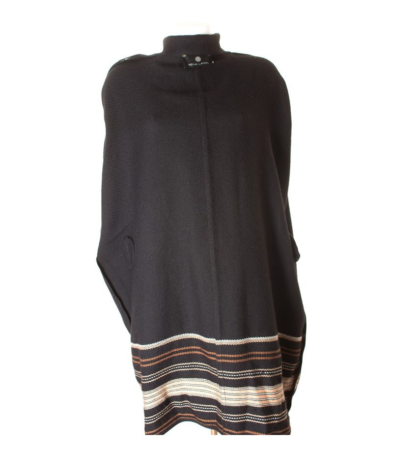 RENA LANGE Damen Weste Lagenlook Strickweste Gr. DE 36 Mehrfarbig Wolle – Foto 4