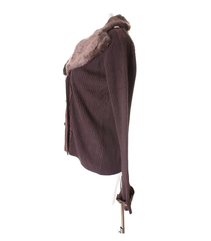 IMAGINI Damen Strickjacke Gr. L Braun – Foto 3