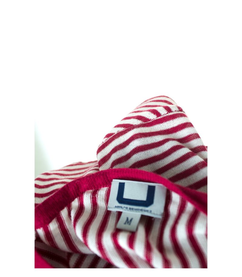 ADOLFO DOMINGUEZ Damen Strickjacke Gr. M Rot Weiß – Foto 3