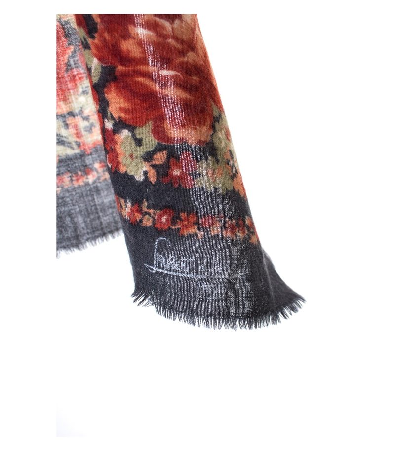 Damen Schal Tuch Gr. 84 cm x 75 cm Mehrfarbig – Foto 2