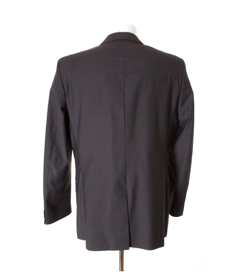 HUGO BOSS Herren Sakko Gr. DE 98 Schwarzgrau Wolle Mohair – Foto 3
