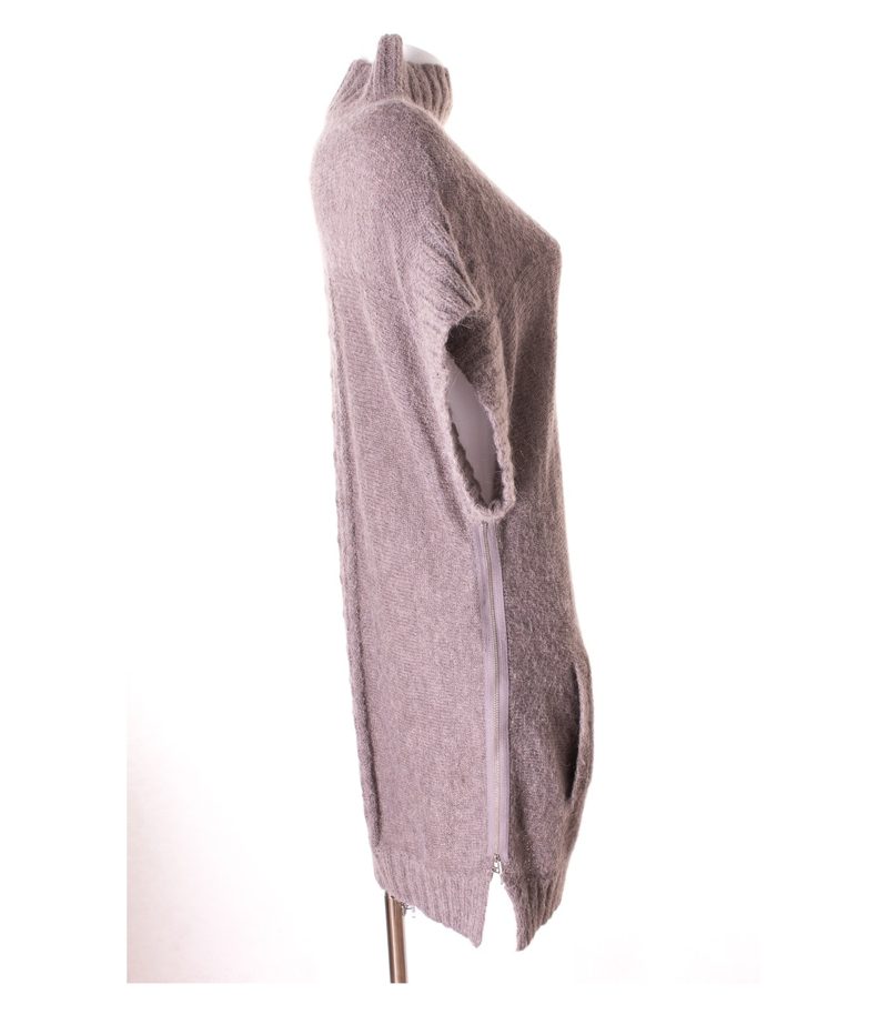 BY MALENE BIRGER Damen Kleid Strickkleid Gr. S Braun – Foto 2