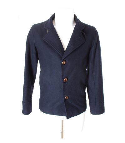 SHADES OF GREY by MICAH COHEN Herren Jacke Gr. S Blau Wolle