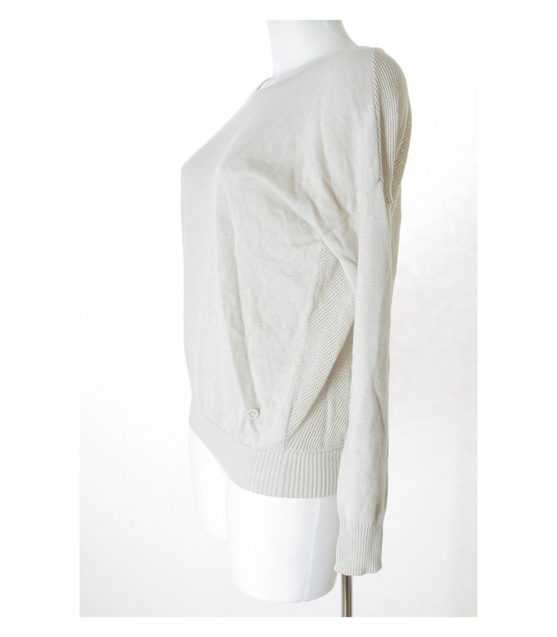 skunkfunk Damen Pullover Gr. DE 38 Grüngrau Baumwolle – Foto 2