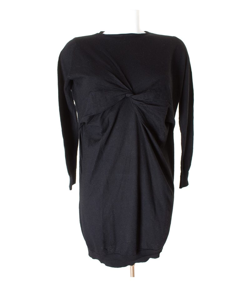 COS Damen Kleid Strickkleid Gr. M Schwarz Wolle – Foto 1