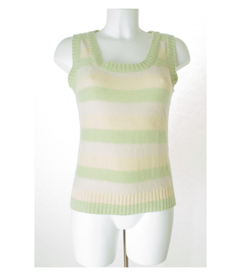MAILLE STREET Damen Pullunder Gr. M Mehrfarbig Kaschmir – Foto 1