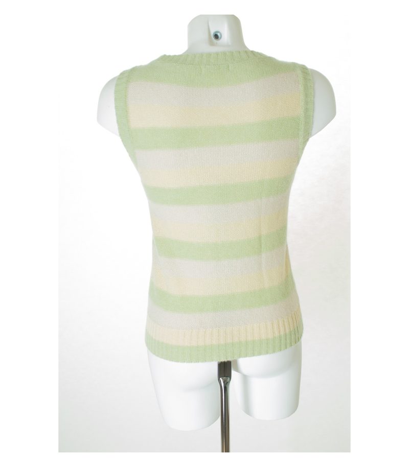 MAILLE STREET Damen Pullunder Gr. M Mehrfarbig Kaschmir – Foto 3