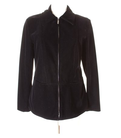 LAUREL JEANS Damen Jacke Gr. DE 36 Schwarz Samt