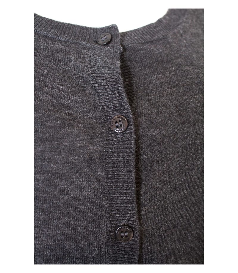 MARINA RINALDI Damen VOYAGE Strickjacke Cardigan Gr. DE 42 Schwarzgrau – Foto 2