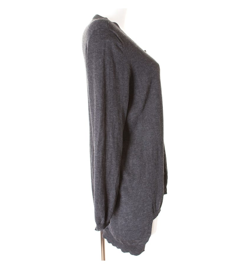 MARINA RINALDI Damen VOYAGE Strickjacke Cardigan Gr. DE 42 Schwarzgrau – Foto 3