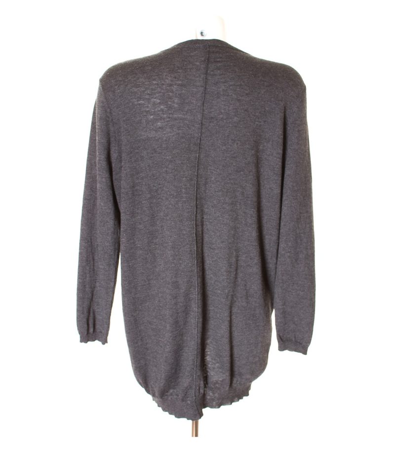 MARINA RINALDI Damen VOYAGE Strickjacke Cardigan Gr. DE 42 Schwarzgrau – Foto 4
