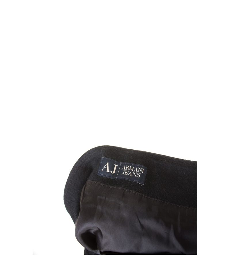 ARMANI Damen JEANS Rock Gr. DE 42 Schwarz Wolle – Foto 3