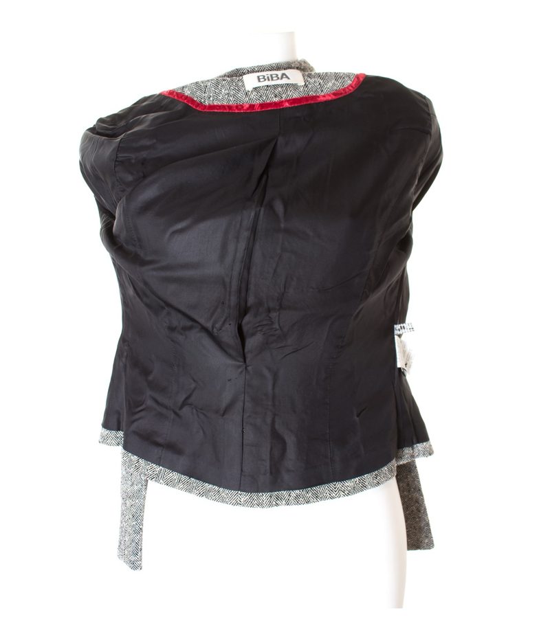 BIBA Damen Blazer Gr. DE 34 Mehrfarbig Wolle – Foto 4