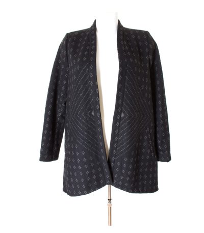 Damen Strickjacke Cardigan Gr. L Mehrfarbig Wolle