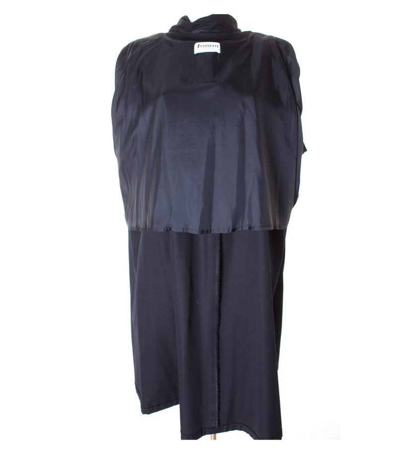 ANTONETTE FRANZ HAUSHOFER Damen Mantel Gr. DE 40 Blau Wolle – Foto 4