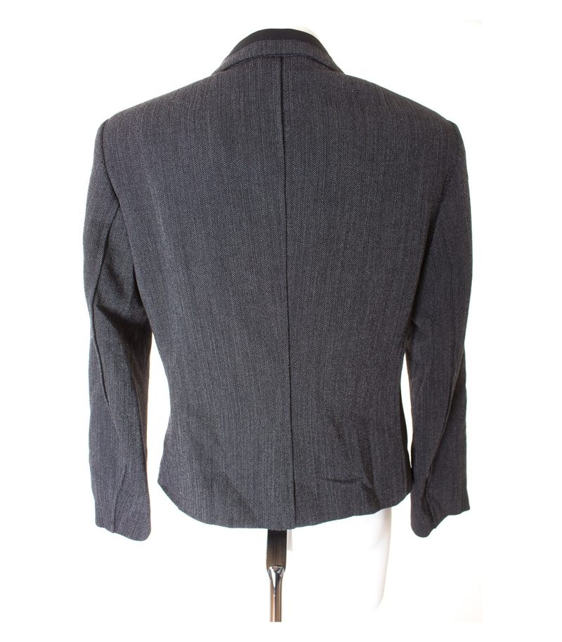 TONI GARD Damen Blazer Gr. DE 38 Grau/Schwarz Wolle – Foto 2