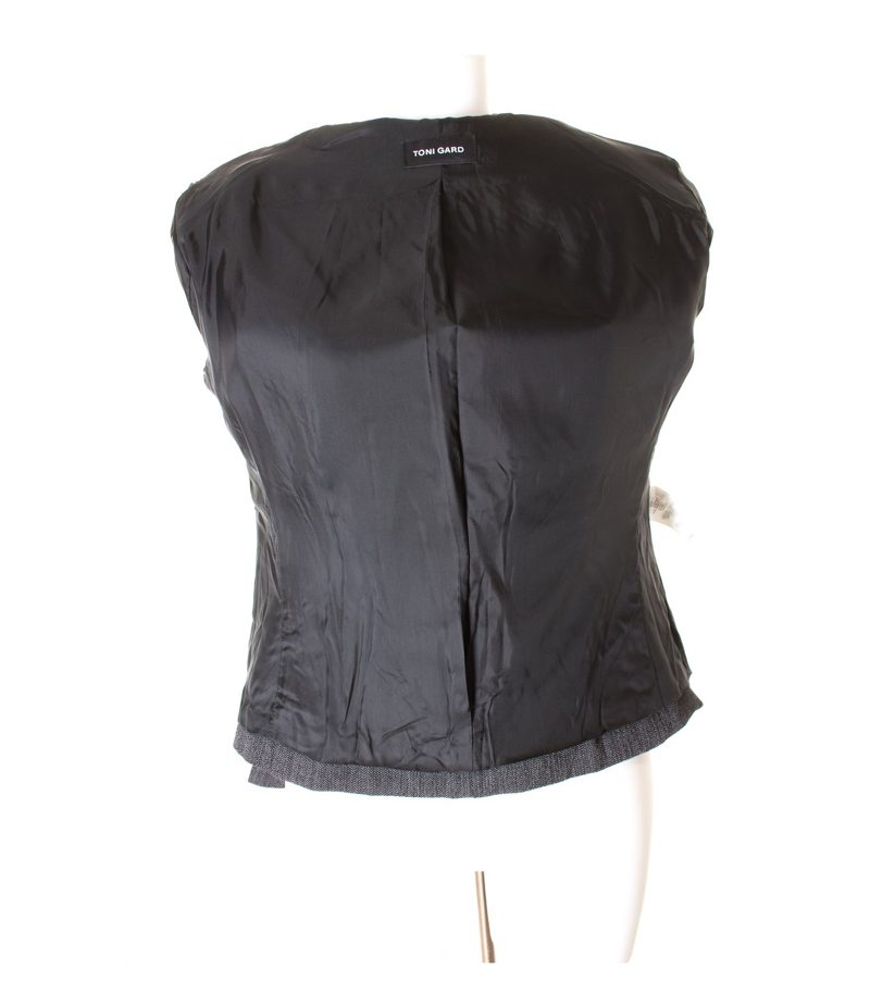 TONI GARD Damen Blazer Gr. DE 38 Grau/Schwarz Wolle – Foto 4