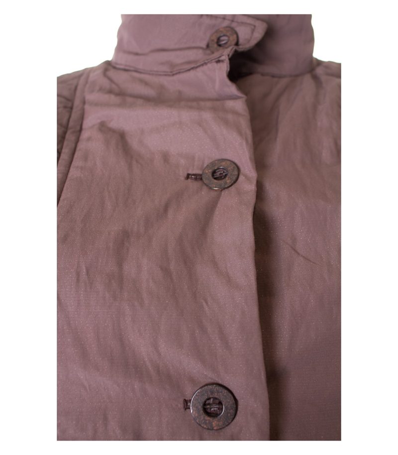 OLIVER JUNG Damen Mantel Outdoor Gr. DE 40 Braun Viskose NEU – Foto 4