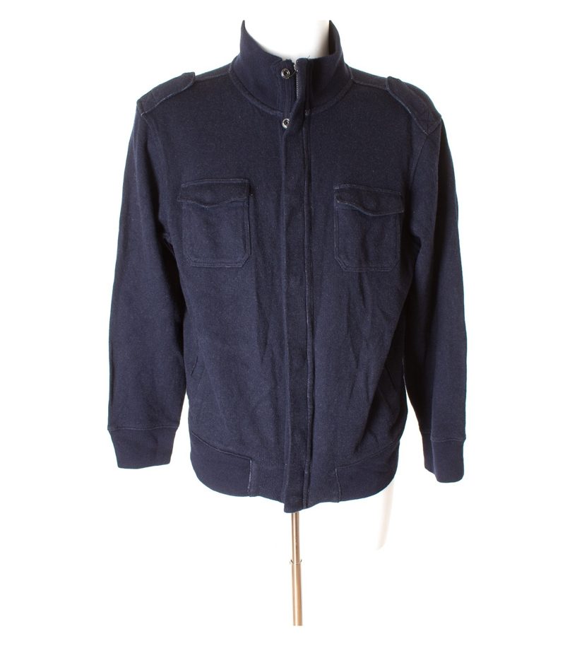 BANANA REPUBLIC Herren Jacke Gr. L Blau Wolle Baumwolle – Foto 1