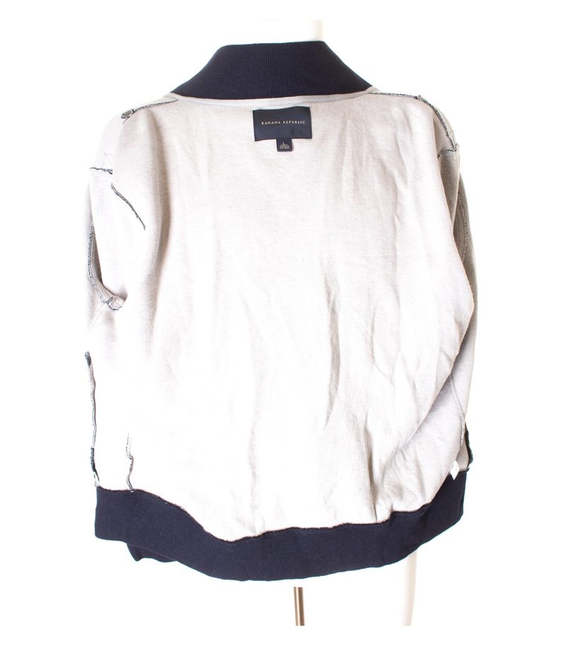 BANANA REPUBLIC Herren Jacke Gr. L Blau Wolle Baumwolle – Foto 4