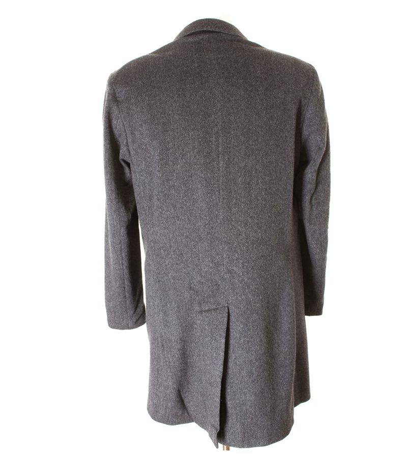 LAWRENCE GREY NEW YORK Herren Mantel Gr. L in Grauschwarz Kaschmir NEU – Foto 2