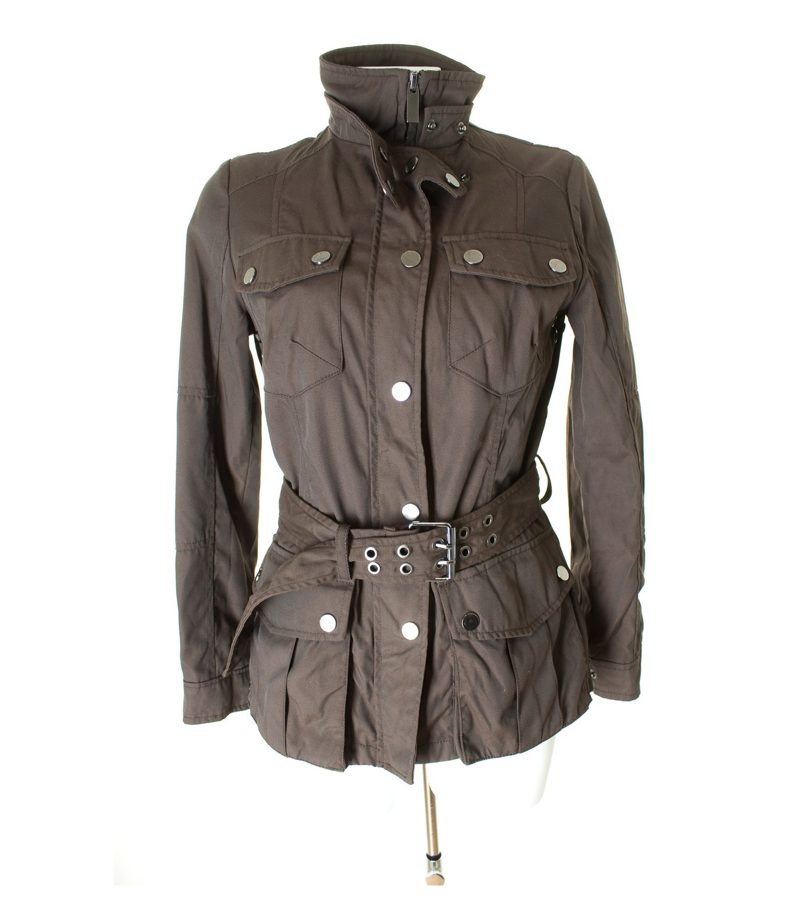 ZARA Damen WOMAN Jacke Gr. M Braun Baumwolle – Foto 1