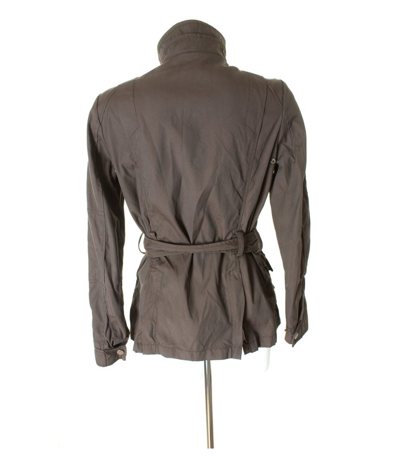 ZARA Damen WOMAN Jacke Gr. M Braun Baumwolle – Foto 3