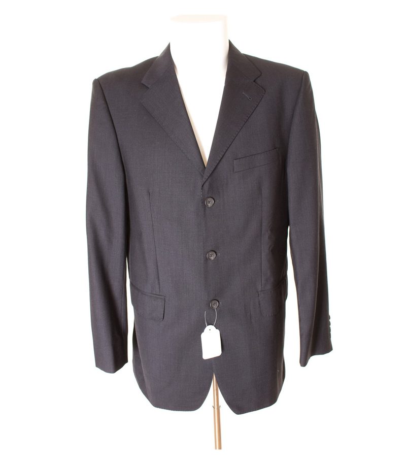 Guy Laroche HOMME Herren Sakko Super 120'S Gr. 98 Schwarzgrau Wolle – Foto 1