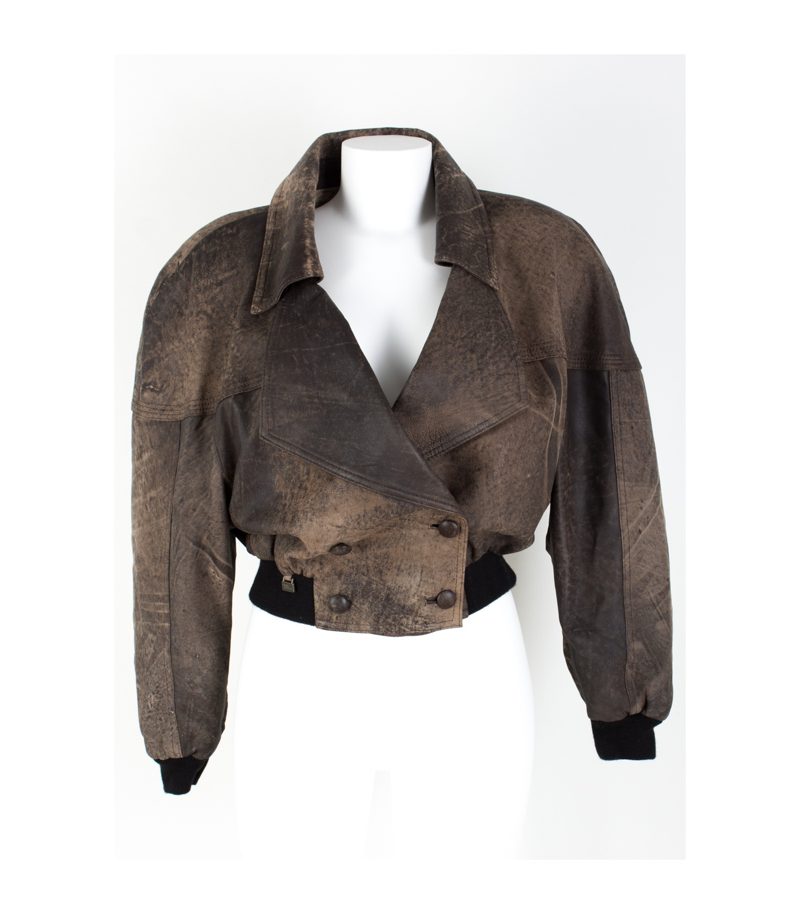 max moser Damen Vintage Lederjacke Gr. 34 – Foto 1