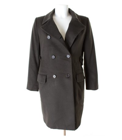 Bonpoint Damen Mantel Gr. M Braungrau Wolle Kaschmir