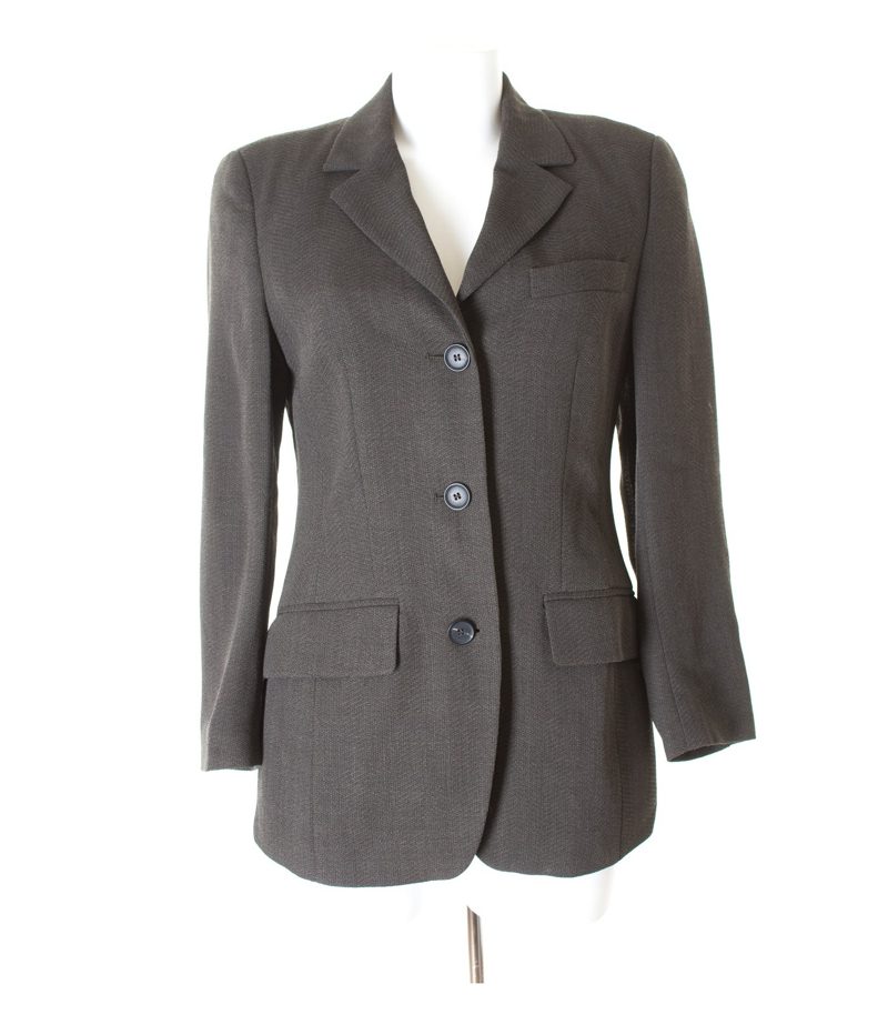 KANDIS & KANDISMANN Damen Blazer Gr. DE 36 Braungrau Wolle – Foto 1