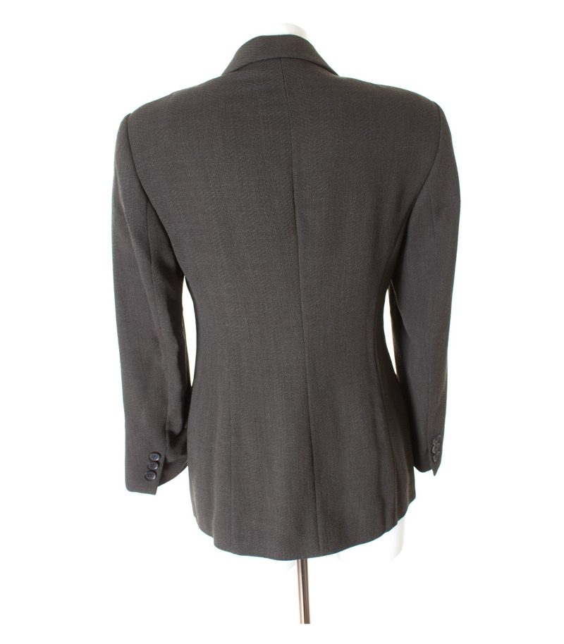 KANDIS & KANDISMANN Damen Blazer Gr. DE 36 Braungrau Wolle – Foto 2