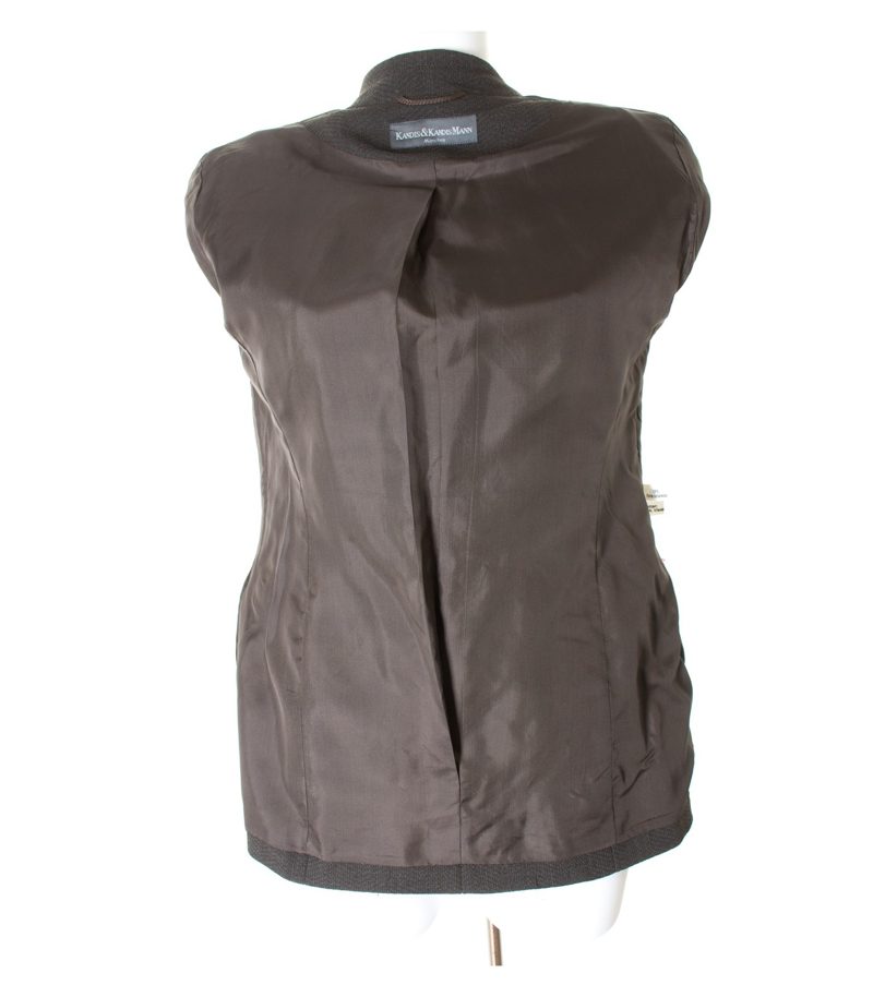 KANDIS & KANDISMANN Damen Blazer Gr. DE 36 Braungrau Wolle – Foto 4