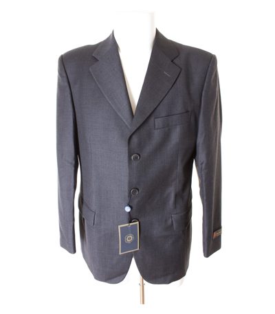 Giudice by Bozzalla & Lesna Herren Sakko Gr. 50 Grau Wolle NEU